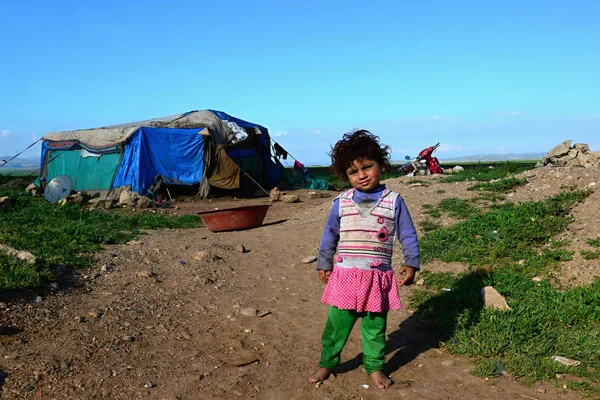 Portrait of refugees — Stock Photo, Image