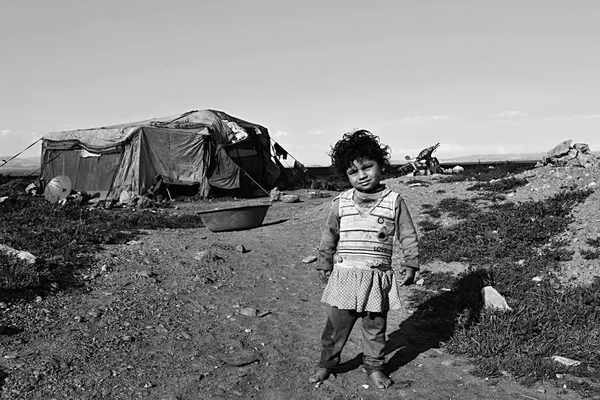 Porträtt av flyktingar — Stockfoto