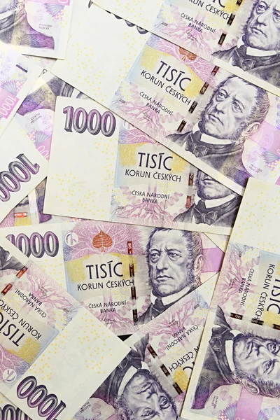 Tjeckiska pengar — Stockfoto