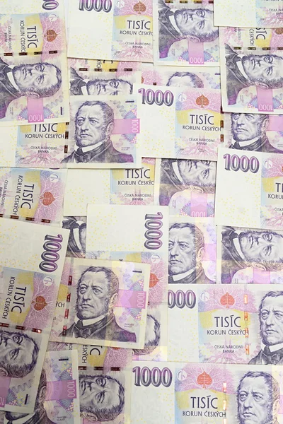 Деньги Чехии — стоковое фото