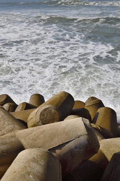 Bonita costa atlántica — Foto de Stock