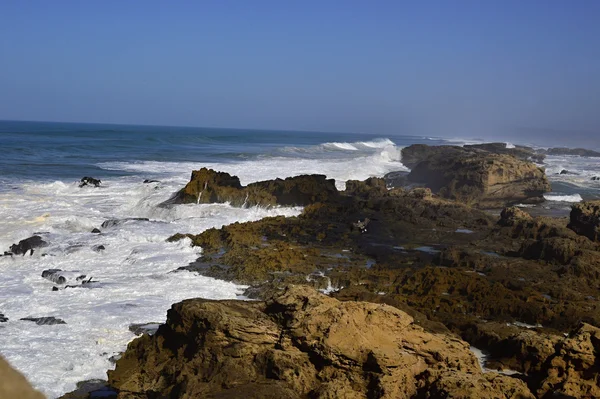 Bonita costa atlántica — Foto de Stock