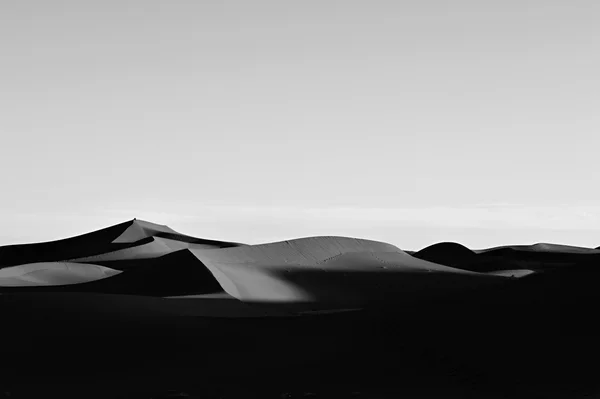 Saharská poušť v Maroku — Stock fotografie