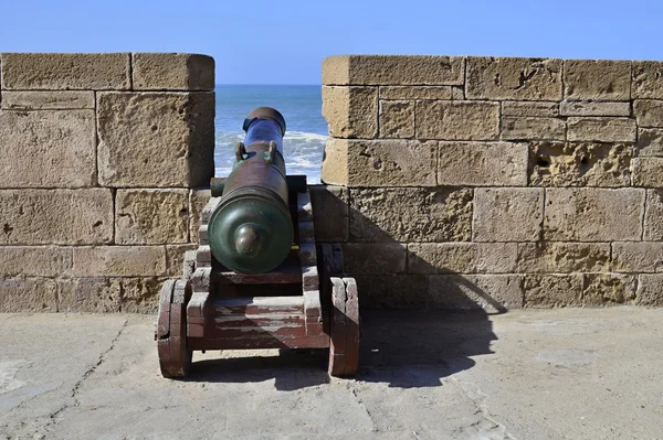 Kanone in Essaouira — Stockfoto