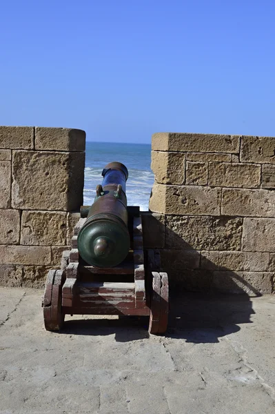Kanone in Essaouira — Stockfoto