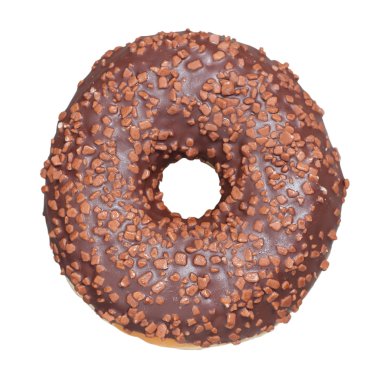 Çikolatalı çörek. İzole