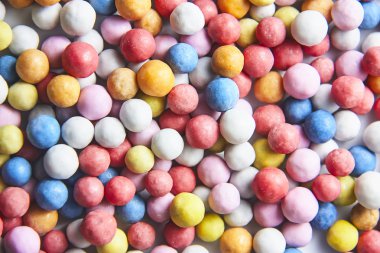 Renkli şekerler desen