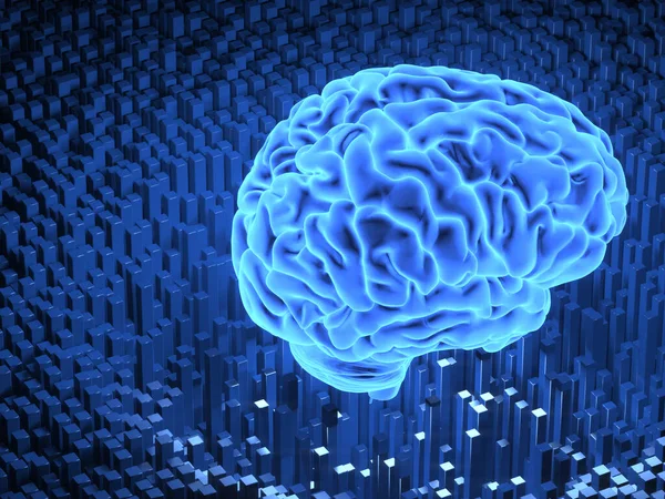Inteligência Artificial Tecnologia Redes Neurais Aprendizagem Máquina Pensamento Computação — Fotografia de Stock