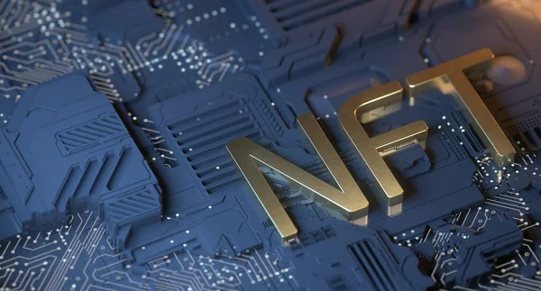 Nft Non Fungible Token Can Used Commodify Digital Creations Digital — Stock Photo, Image