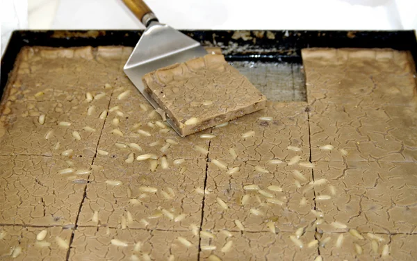 Gâteau italien à base de farine de châtaigne — Photo