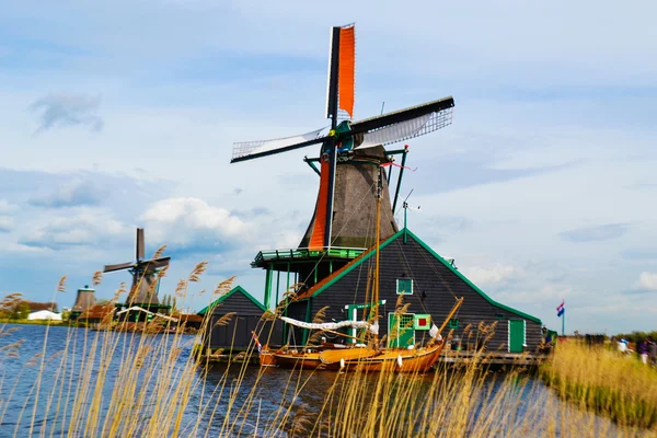Molino de viento en Zaanse Schanse — Foto de Stock