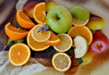  Limon meyve natürmort