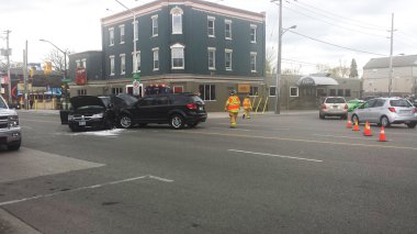 London Ontario, Kanada - 03 Mayıs 2016: İtfaiye cevap için bir