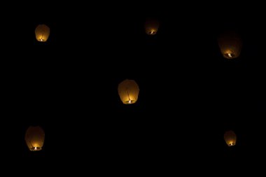 Çince fenerler aşk gece gökyüzü, gökyüzü