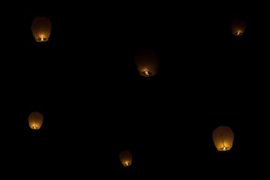 Çince fenerler aşk gece gökyüzü, gökyüzü