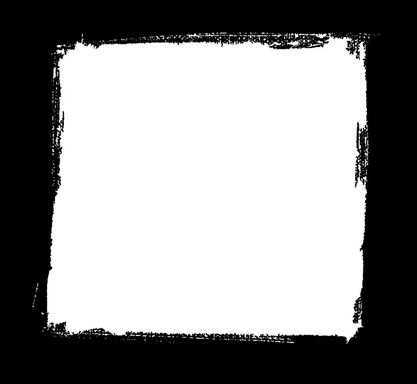 Mão do vetor afogar quadro pintado preto e branco velho. Ilustração vetorial —  Vetores de Stock