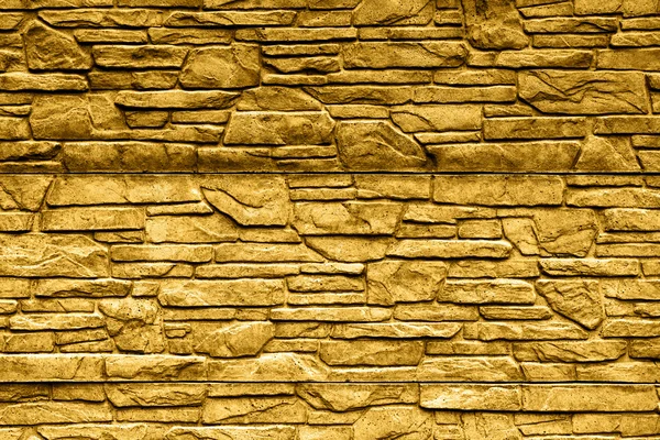 Złoto Kamiennym murem szczegółowe kontrast tekstura tło — Zdjęcie stockowe