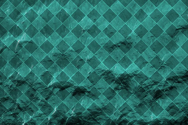 Mavi su ile güneş yansımaları arka plan doku rhombus tarz — Stok fotoğraf