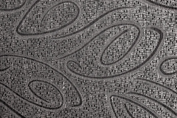 Textura de tela bordada gris texturizada ornamental vieja —  Fotos de Stock