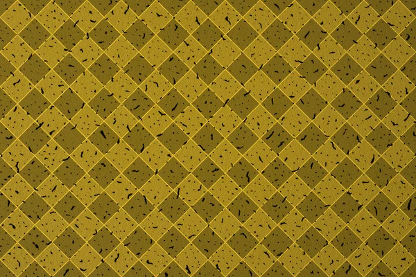 金色の抽象的なグランジ紙マクロ テクスチャ透明ひし形スタイル — ストック写真