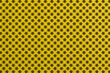Sarı soyut kağıt satırları makro doku yıldız tarz stil