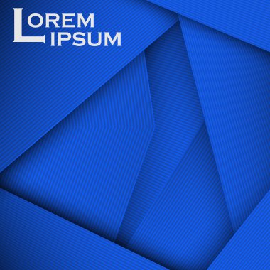 Mavi soyut çizgi kartı arka planı. Posterler, kapaklar, pankartlar, el ilanları ve afiş tasarımları için kullanın. Vektör çizimi