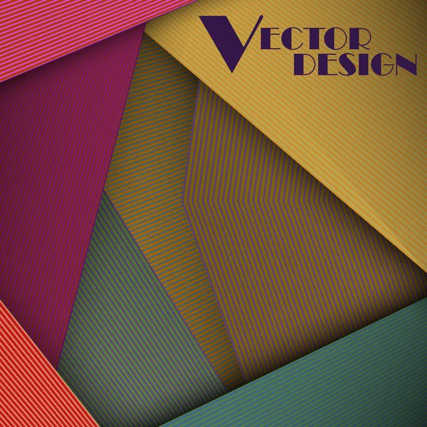 Mehrfarbige abstrakte Linienkarte Hintergrund. Verwendung für Poster, Cover, Plakate, Flyer und Bannerdesigns. Vektorillustration — Stockvektor