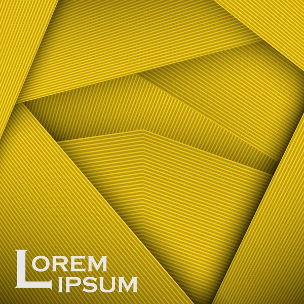Sarı soyut kart arkaplanı. Posterler, kapaklar, pankartlar, el ilanları ve afişler için kullanın. Vektör illüstrasyonu
