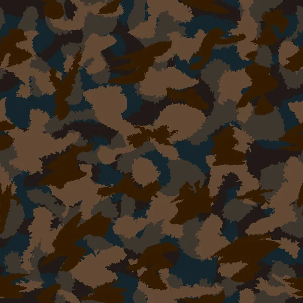 Guerra camuflaje patrón de vectores sin costuras. Se puede utilizar para el papel pintado, relleno de patrones, fondo de página web, texturas superficiales. Ilustración vectorial — Vector de stock