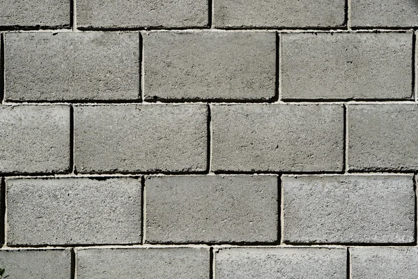 Textur der grauen Ziegelmauer — Stockfoto