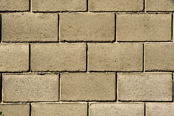 Texture del muro di mattoni gialli crema — Foto Stock