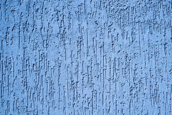 Textura de parede de gesso azul em forma de gotas de chuva — Fotografia de Stock