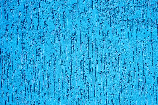 Textura de parede de gesso ciano em forma de gotas de chuva — Fotografia de Stock