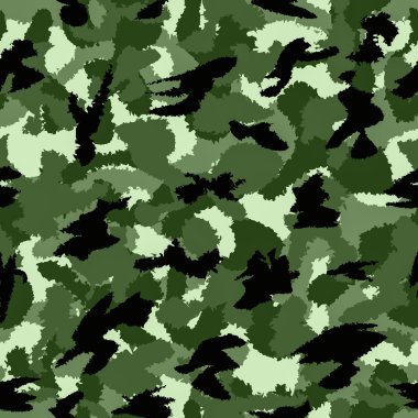 Forest green war camouflage seamless pattern. Can be used for wallpaper, pattern fills, web page background, surface textures