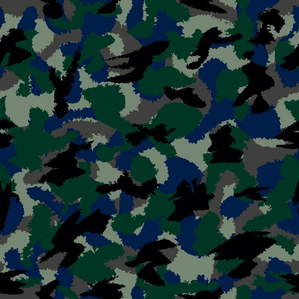 Camouflage urbain mélangé foncé motif sans couture. Peut être utilisé pour le papier peint, remplissage de motifs, fond de page Web, textures de surface — Photo