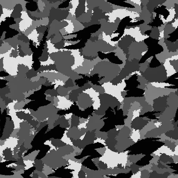 Urban grey war camouflage seamless pattern. Can be used for wallpaper, pattern fills, web page background, surface textures — ストック写真