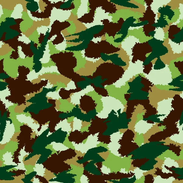 War universal nature camouflage seamless vector pattern. Can be used for wallpaper, pattern fills, web page background, surface textures. Vector illustration — Stockový vektor