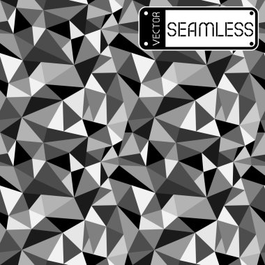 Soyut geometrik buruşuk üçgen vektör çizim grafik arka plan. Dijital vektör çizim