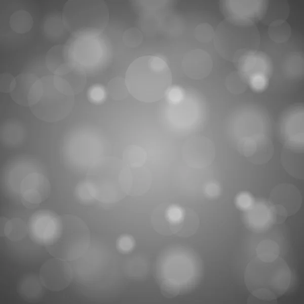 Абстрактний розмитий фон срібних блискучих ялинкових прикрас. Векторні ілюстрації — стоковий вектор