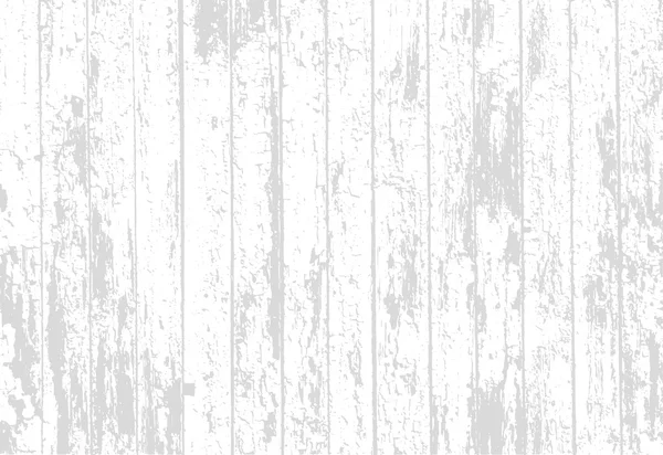 Vektorstruktur aus realistischem hellem, weiß lackiertem Holzzaun. Vektorillustration — Stockvektor