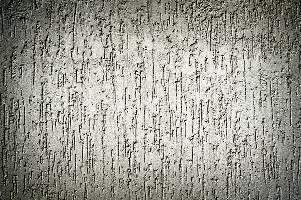 Textura de parede de gesso cinza em forma de gotas de chuva alta contrastado com efeito vinheta — Fotografia de Stock
