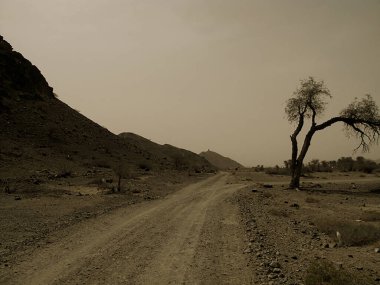 Umman 'ın içinde çorak bir yol..                               