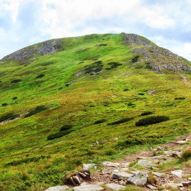 Karpat dağları manzara, mount görünümü, Ukrayna.