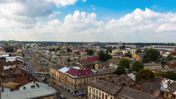 Вид с воздуха на Львов, Украина — стоковое фото