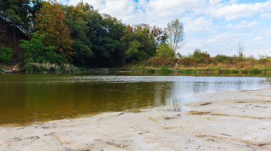 Lake Park, Lviv güzel manzara, kumlu plaj