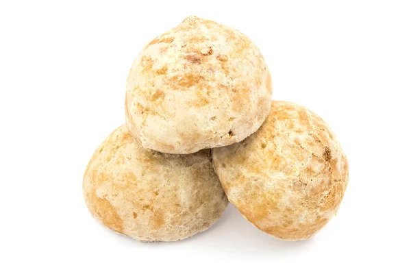 Heerlijke zoete koekjes geïsoleerd op witte achtergrond — Stockfoto