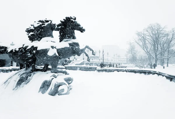 Rusia Moscú Invierno —  Fotos de Stock