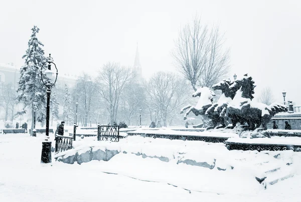 Rusland Moskou Winter — Stockfoto