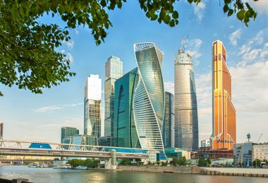 Moskova-şehir sabah yaz 11