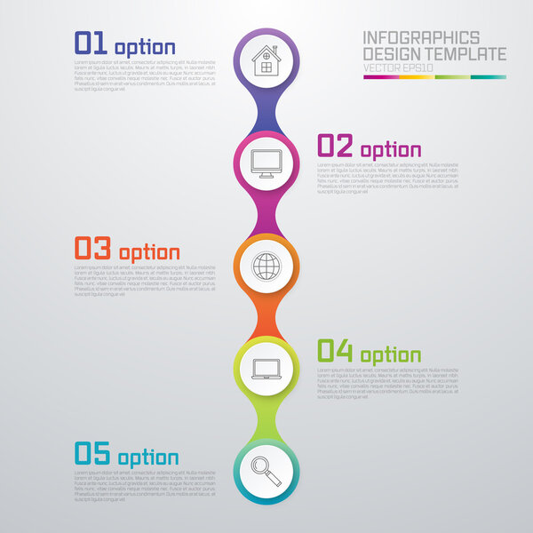 Timeline Vector 3d Infographic